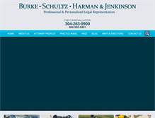 Tablet Screenshot of burkeandschultz.com
